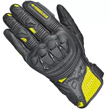 Held Kakuda Motorcycle мотоперчатки Black Fluorescent Yellow