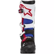 Alpinestars Honda Tech 7 Enduro Drystar Motocross мотоботинки Black White Blue Bright Red