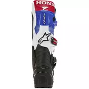 Alpinestars Honda Tech 7 Enduro Drystar Motocross мотоботинки Black White Blue Bright Red