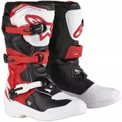 Alpinestars TECH 3S YOUTH Child Cross Enduro Motorcycle мотоботинки White Black White Red