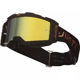 маска Moto Cross Enduro Just1 NERVE Anniversary Black Bronze Gold Mirror Lens