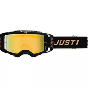 маска Moto Cross Enduro Just1 NERVE Anniversary Black Bronze Gold Mirror Lens