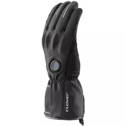 Clover METRO WP LADY KIT VERSION Heated Motorcycle мотоперчатки for Women, Black (Batteries and Charger Included)
