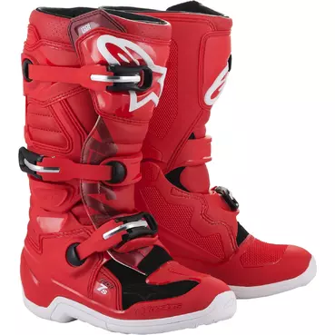 Alpinestars Tech 7 S Youth Moto Cross Enduro мотоботинки Red