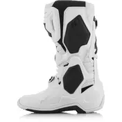 Cross Enduro Motorcycle мотоботинки Alpinestars TECH 10 SUPERVENTED White Black