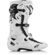 Cross Enduro Motorcycle мотоботинки Alpinestars TECH 10 SUPERVENTED White Black