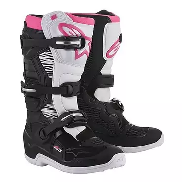 Cross Enduro Moto мотоботинки Lady Alpinestar Tech 3 Black / Pink