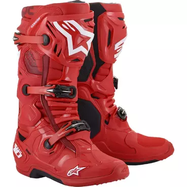 Cross Enduro Motorcycle мотоботинки Alpinestars TECH 10 Red
