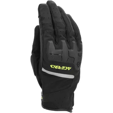 Acerbis CE X-Street WP Motorcycle мотоперчатки Black Yellow