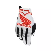 Alpinestars Honda Radar Motorcycle мотоперчатки White Black Bright Red