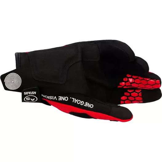 Alpinestars PRO-DURA Bright Red/Black Cross Enduro мотоперчатки