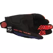 Alpinestars PRO-DURA Navy Hot Orange White Cross Enduro Motorcycle мотоперчатки