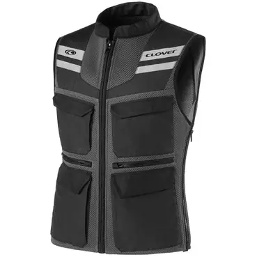 Clover SW 2 жилет Motorcycle жилет Black Grey