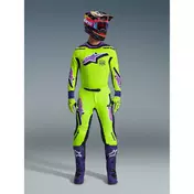 Alpinestars SUPERTECH VISTA Cross Enduro Motorcycle мотоштаны Yellow Purple Black
