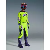 Alpinestars SUPERTECH VISTA Cross Enduro Motorcycle мотоштаны Yellow Purple Black