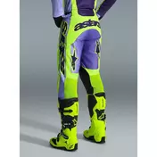 Alpinestars RACER PORTL Cross Enduro Motorcycle мотоштаны Purple Fluo Yellow