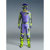 Alpinestars RACER PORTL Cross Enduro Motorcycle мотоштаны Purple Fluo Yellow