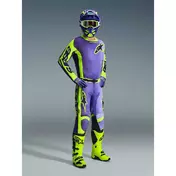 Alpinestars RACER PORTL Cross Enduro Motorcycle мотоштаны Purple Fluo Yellow