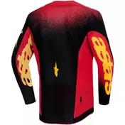 Alpinestars Youth Supertech Scenz Kids' Cross Enduro Jersey, Red, Black, Yellow