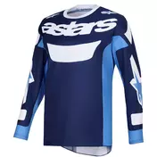 Alpinestars RACER RIWAY Cross Enduro Jersey, Light Blue, White