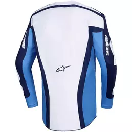 Alpinestars RACER RIWAY Cross Enduro Jersey, Light Blue, White