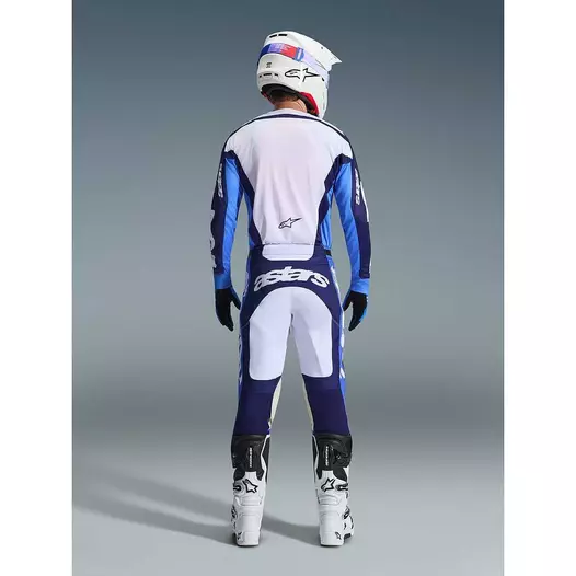 Alpinestars RACER RIWAY Cross Enduro Jersey, Light Blue, White