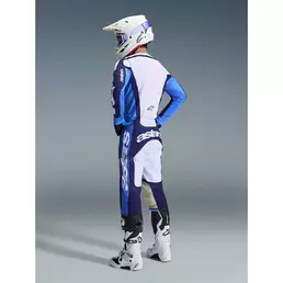 Alpinestars RACER RIWAY Cross Enduro Jersey, Light Blue, White