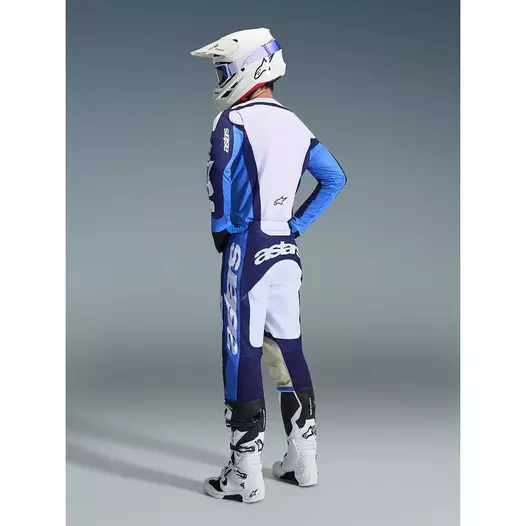 Alpinestars RACER RIWAY Cross Enduro Jersey, Light Blue, White