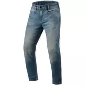 Rev'it Keegan Tapered Motorcycle Jeans Medium Gray Washed L32