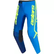 Alpinestars FLUID APEX Motocross Enduro мотоштаны Blue Fluo Yellow
