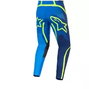 Alpinestars FLUID APEX Motocross Enduro мотоштаны Blue Fluo Yellow
