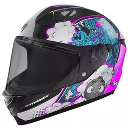 Stormer Strike Kid Boom Full Face Motorcycle Мотошлем Pink