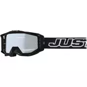маска Moto Cross Enduro Just1 Iris 2.0 Solid Black Clear Lens