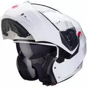 Modular Motorcycle Мотошлем Approved P / J Caberg DUKE X White Metal