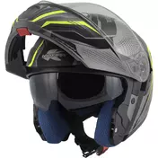 Kappa KV50 F ESCALADE Modular Motorcycle Мотошлем Matt Titanium Yellow