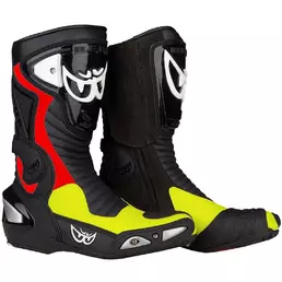 Berik Race- X Evo 1289-BK Racing Motorcycle мотоботинки Black Red Yellow Fluorescent