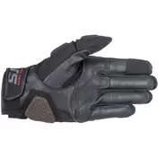 Alpinestars HALO Black Leather Motorcycle мотоперчатки