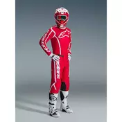 Alpinestars Fluid Apex Cross Enduro мотоштаны Red/White