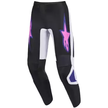 Alpinestars FLUID GRID Motocross Enduro мотоштаны Black Light Grey Purple