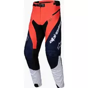 Alpinestars PRO-DURA Navy Hot Orange White Cross Enduro Motorcycle мотоштаны