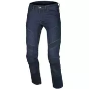 Macna Livity Dark Blue Moto Jeans - Cropped