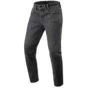 Rev'it Detroit 3 Tapered Motorcycle Jeans Dark Black Stone L32