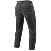 Rev'it Detroit 3 Tapered Motorcycle Jeans Dark Black Stone L32