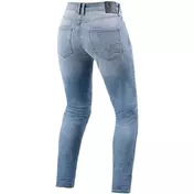 Women's Motorcycle Jeans Rev'it SHELBY 2 Ladies SK Washed Blue L32
