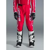 Alpinestars Youth Fluid Apex Kids' Cross Enduro Motorcycle мотоштаны Red/White