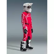 Alpinestars Youth Fluid Apex Kids' Cross Enduro Motorcycle мотоштаны Red/White