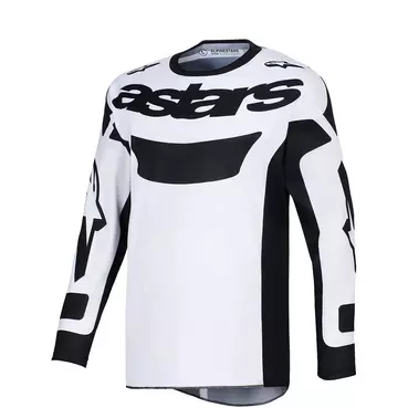 Alpinestars RACER RIWAY Motocross Enduro Jersey White Black