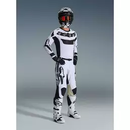 Alpinestars RACER RIWAY Motocross Enduro Jersey White Black