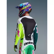 Alpinestars RACER PORTL Green White Black Pink Cross Enduro Motorcycle Jersey