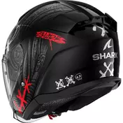 Shark SKWAL JET SHIEVER Jet Motorcycle Мотошлем Black Anthracite Red